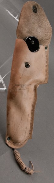 Type A-1 Folding Machette: With sheath and stone. Like new condition with some wear and staining to leather.