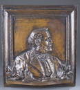 Gutzon Borglum Bronze Relief of Robert E. Lee