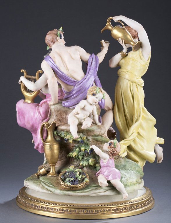 Giuseppe G. Cappe Calle Italian Porcelain Figures Lot 197