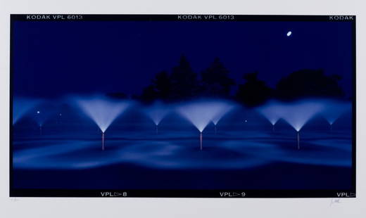 Jan Staller (American, b. 1952): Water Purification Plant, Hempstead, Long Island, 1997 From the series: On Planet Earth (32/100) Chromogenic print Signed by artist 11 /2" x 21 3/4", frame: 23 3/4" x 27 3/4" Staller over the years ha