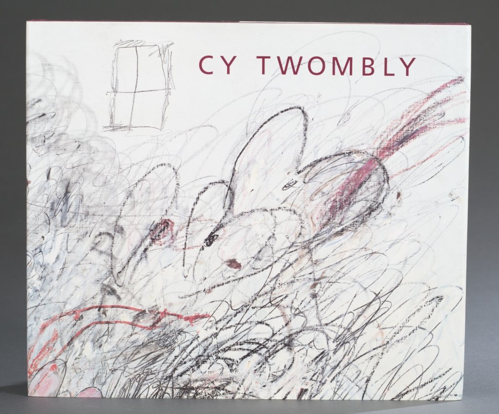Pair of Books Autographed by Cy Twombly: Includes: Author's proof of "Cy Twombly Photographs," Matthew Marks Gallery, New York, 1993. Inscribed, "To Skipper / Happy Birthday / Cy / April 26, 1994" "Cy Twombly: A Retrospective," Kirk Varnedow