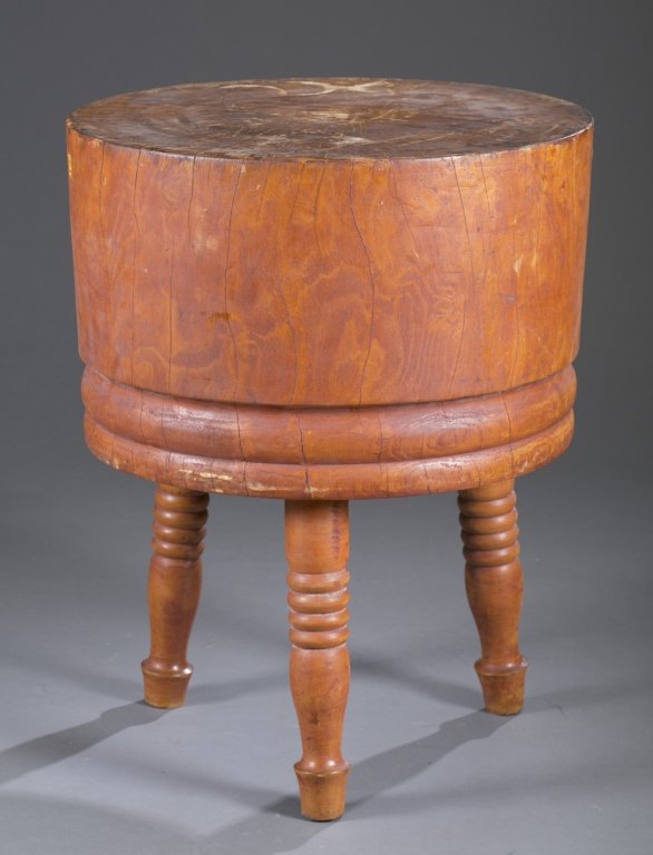 Butcher's Block: 30 1/2" H x 22 3/4" Dia