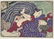 Five Utagawa School Shunga Color Woodblock Prints