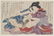 Five Utagawa School Shunga Color Woodblock Prints - 4