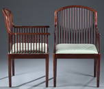 Set of Six Davis Allen Rosewood Andover Chairs.