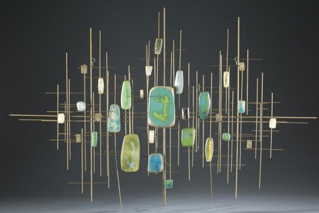 Curtis Jere Abstract Metal Wall Sculpture. (1 of 5)