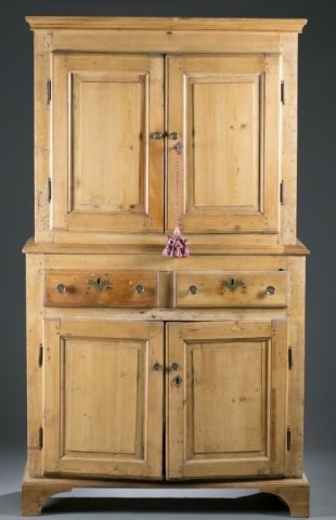 19th c. French Provincial Fruitwood Cupboard. (1 of 5)