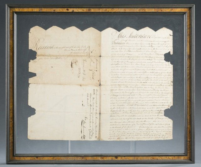 Culpepeper, VA Letter of Indentured Service c.1773. (1 of 9)