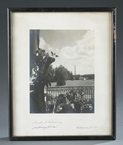 Herbert Hoover & Lou H. Hoover Signed Lithograph. (1 of 4)