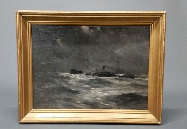 Oil on Board British Maritime Scene. (1 of 5)