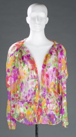 Yves Saint Laurent Silk Blend Blouse, c.1970s/80s. (1 of 5)