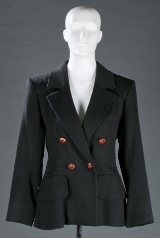 Yves Saint Laurent Wool Blazer Coat, c.1980s. (1 of 4)