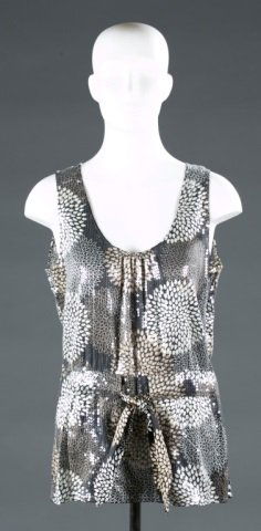 Tory Burch Patterned Brianna Top, c.2000s. (1 of 4)