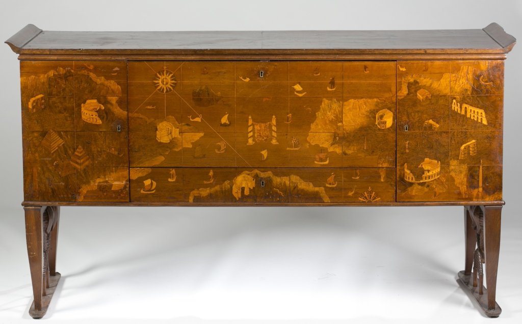 20th c. Sao Paulo Inlaid Sideboard. (1 of 5)