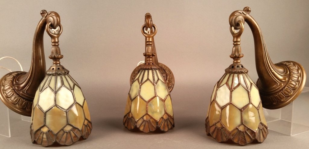 Three Duffner & Kimberly Co. Wall Sconces c.1910s. (1 of 5)