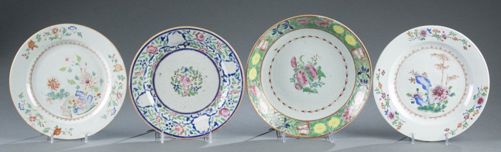 18th/19th c. Chinese Export Porcelain Plates. (1 of 9)
