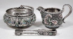 54: A late 19th/early 20th Century Russian silvery meta