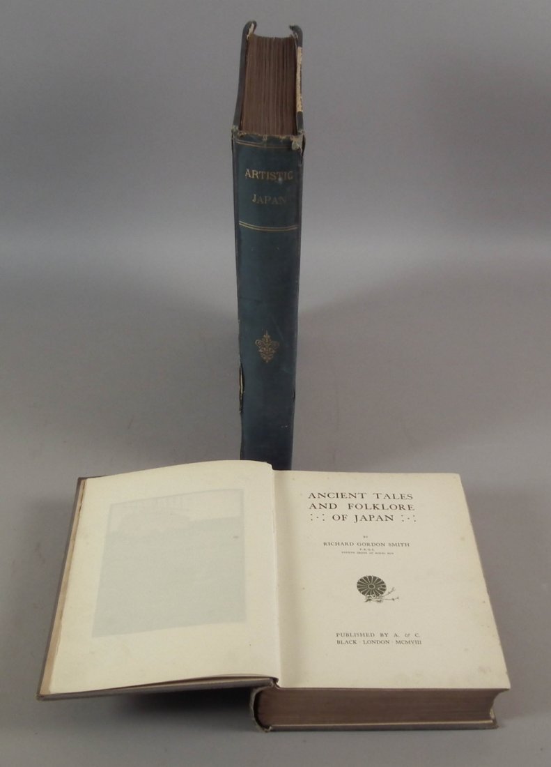 “Artistic Japan”, collected by S. Bing, published by Sa: “Artistic Japan”, collected by S. Bing, published by Sampson Low, Marston, Searle & Rivington, London (one paper and cloth bound volume), and Richard Gordon Smith - “Ancient Tale and Folklore of