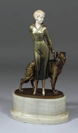 Josef Lorenzl (1892-1950) - Good patinated bronze and