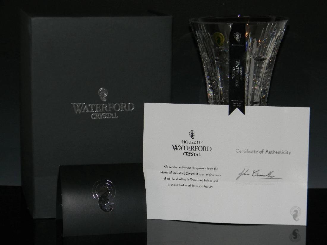 HOUSE OF WATERFORD CRYSTAL DUNGARVAN VASE 8"h (1 of 7)