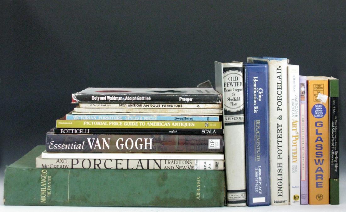 BOOKS FINE ART ARTISTS SILVER CERAMIC & FURNITURE (1 of 4)