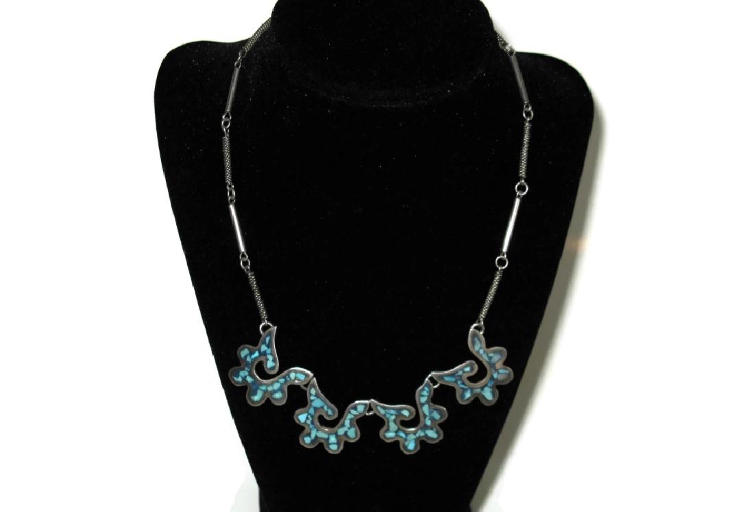 FELIPE MARTINEZ TAXCO STERLING SILVER NECKLACE (1 of 4)