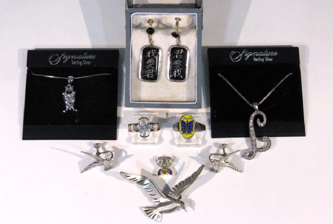 JEWELRY LOT - STERLING SILVER & 10K GOLD (1 of 6)