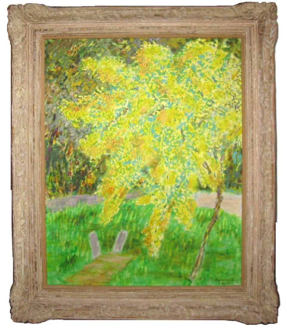 RICHARD BOWMAN OIL ON CANVAS ENVIRONS 1961 (1 of 9)