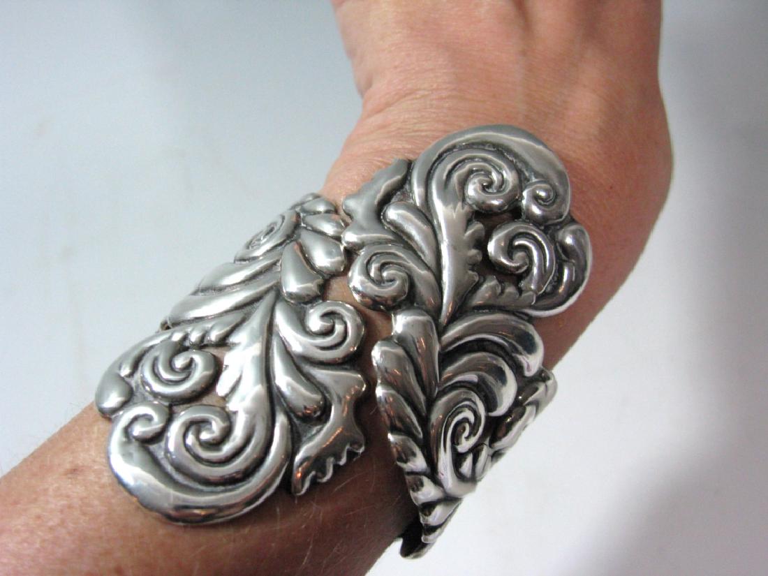 VILLASANA TAXCO STERLING CLAMPER CUFF BRACELET (1 of 5)