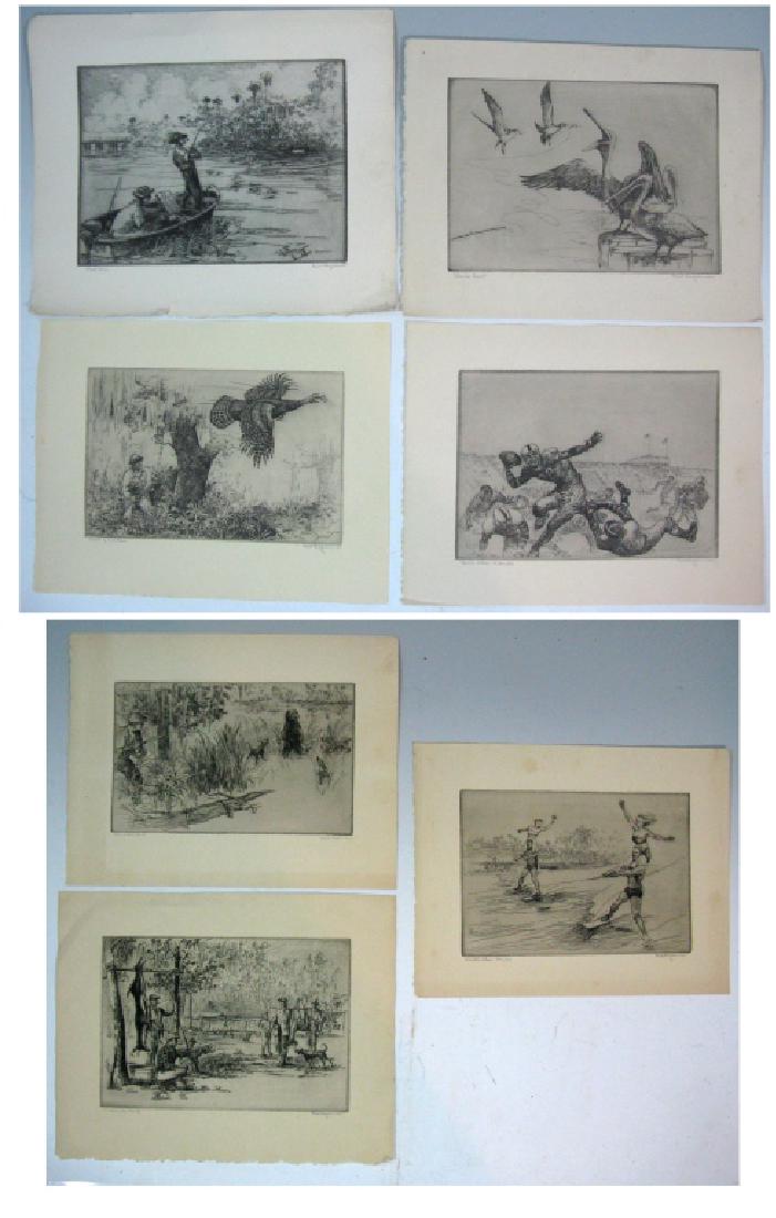 7 KENT HAGERMAN SIGNED INTAGLIO ETCHINGS (1 of 11)