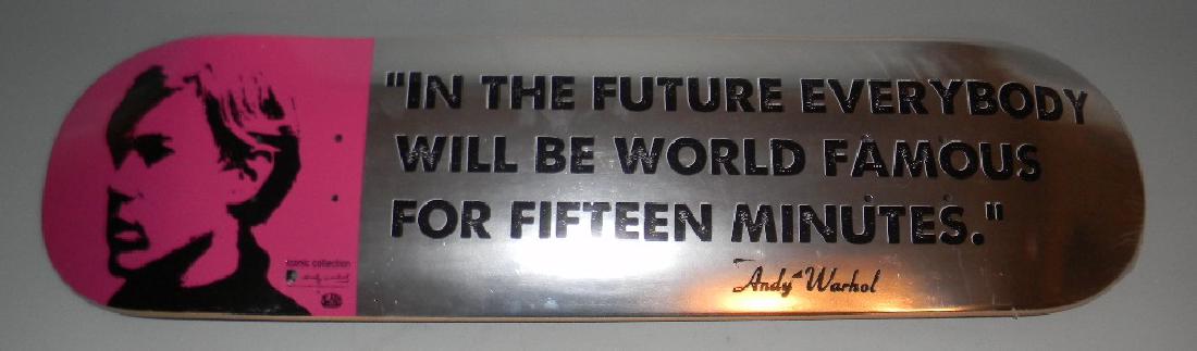 ANDY WARHOL X ALIEN WORKSHOP SKATEBOARD DECK (1 of 10)