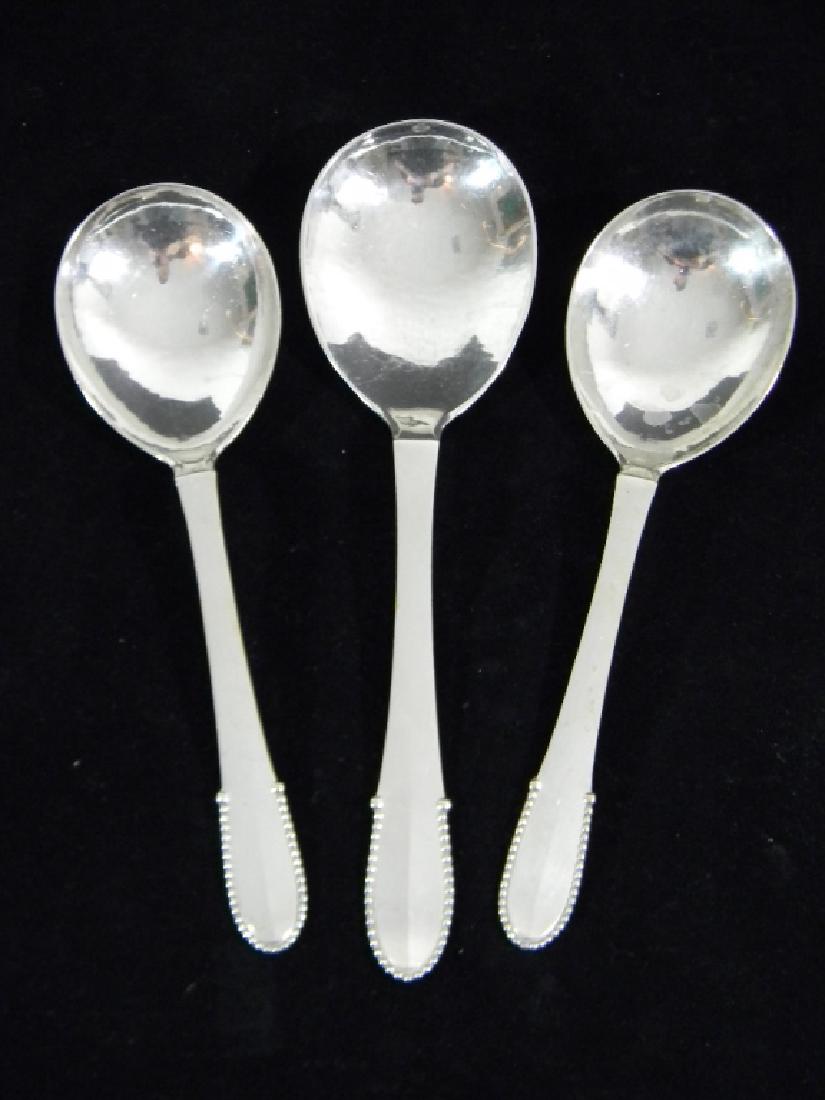 GEORG JENSEN KUGEL STERLING SILVER SERVING SPOONS (1 of 7)
