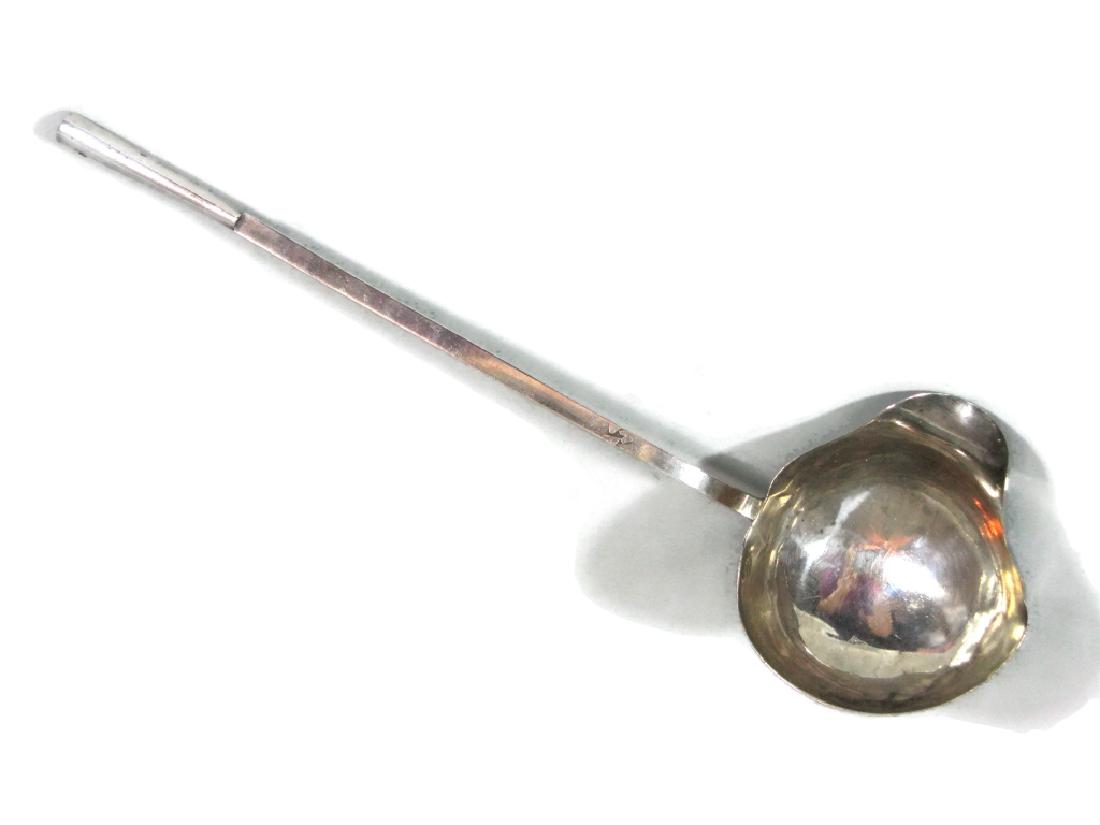 18TH C FRENCH 925 STERLING SILVER PUNCH BOWL LADLE (1 of 5)