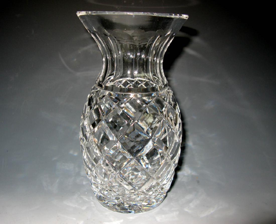 WATERFORD PINEAPPLE CRYSTAL VASE