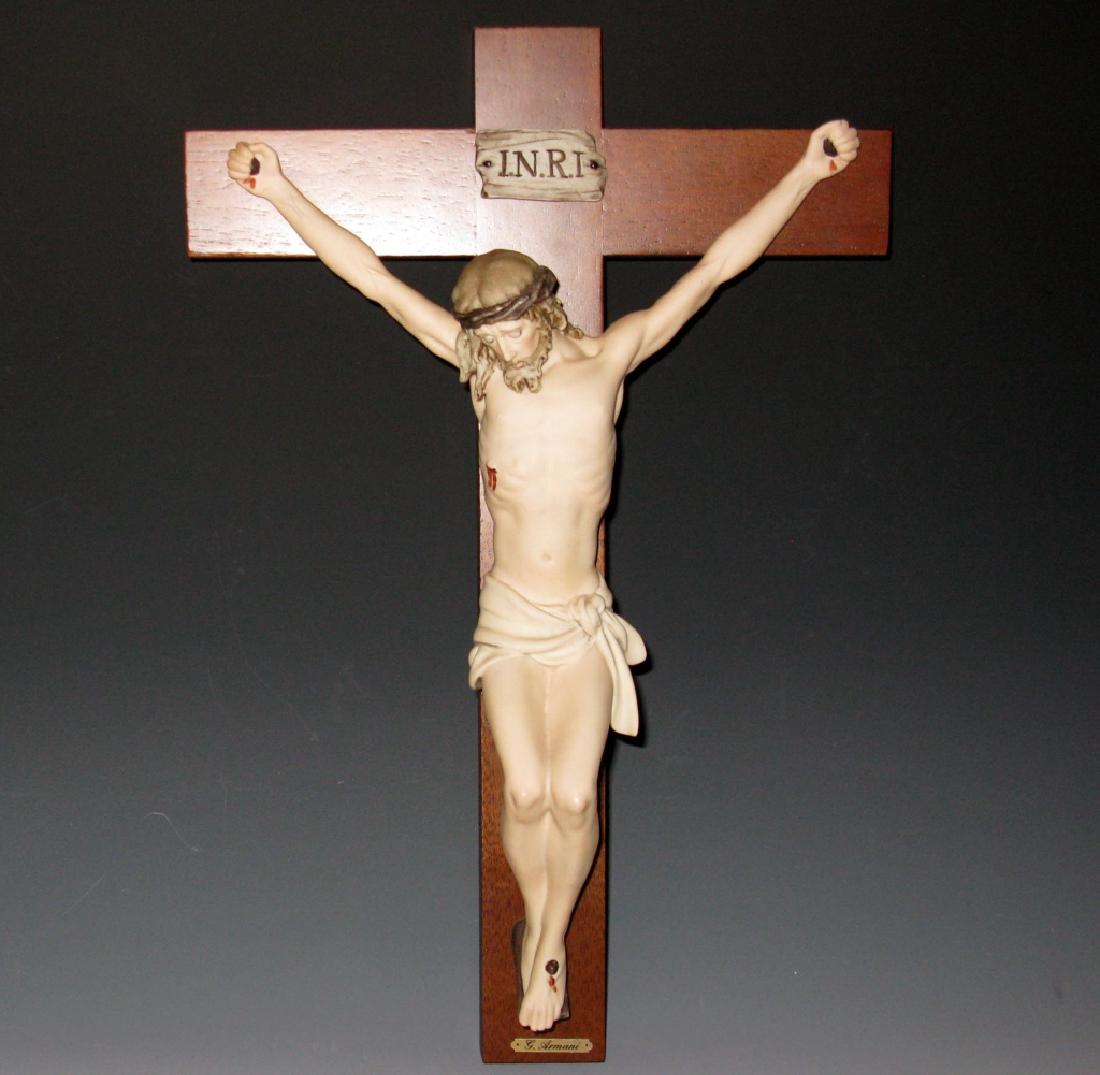 ARMANI LTD ED PORCELAIN CHRIST AT CRUCIFIXION (1 of 4)
