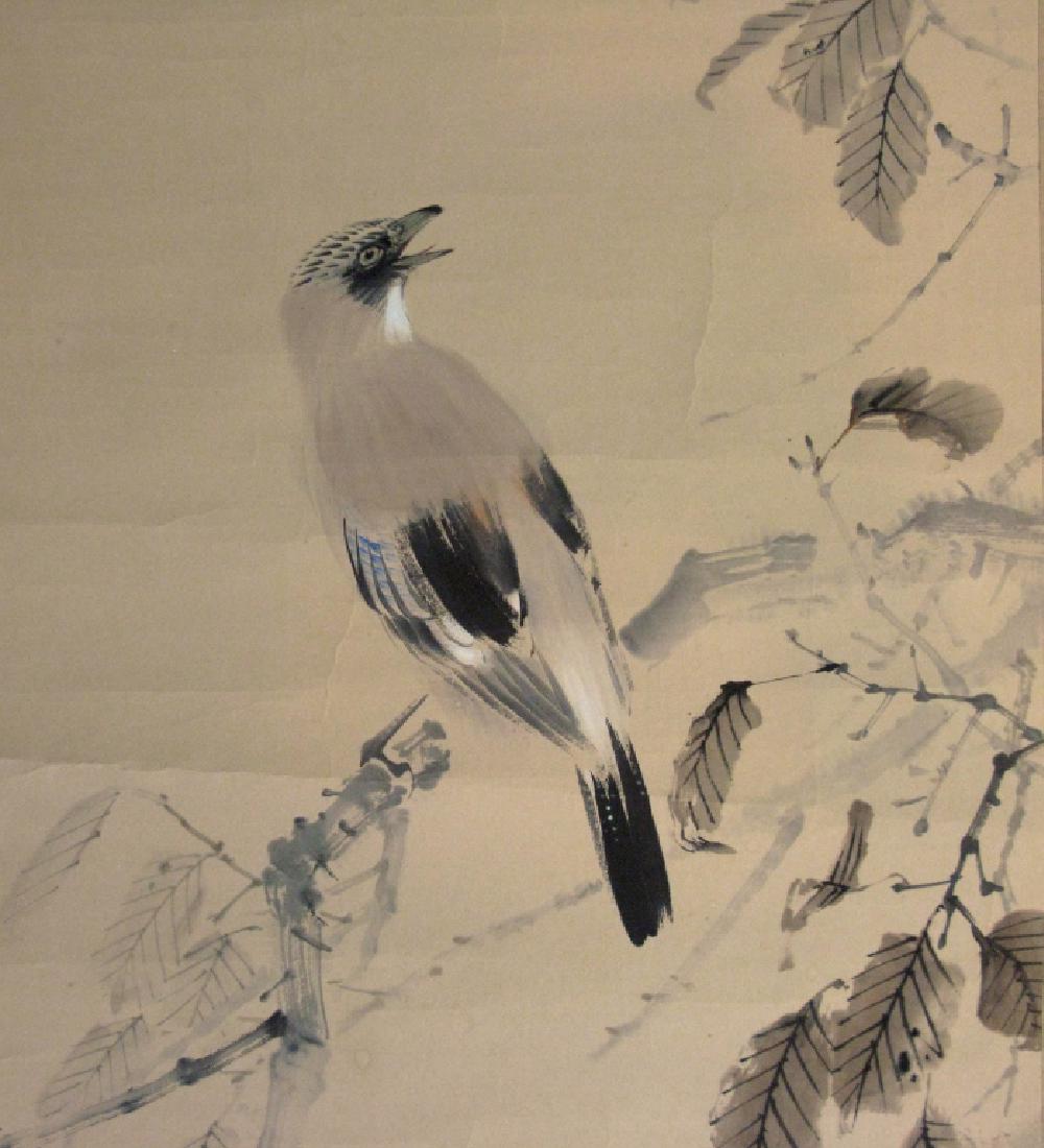 2 CHINESE SIGNED SCROLL PAINTINGS BIRD & LANDSCAPE (1 of 20)