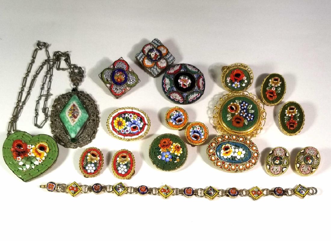 COLLECTION OF ITALIAN MICRO MOSAIC JEWELRY (1 of 6)