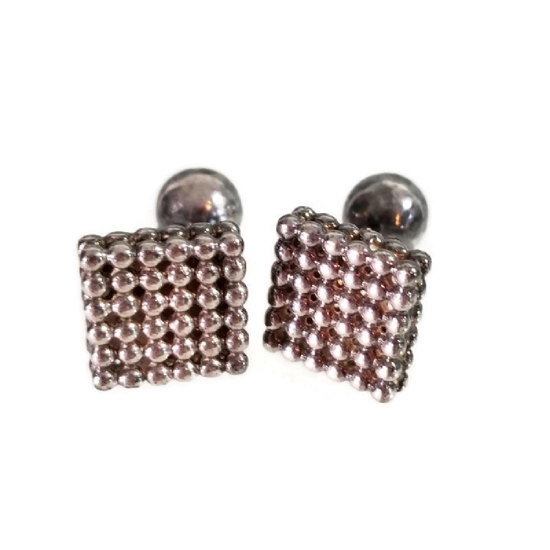 925 TANE STERLING SILVER CUFFLINKS (1 of 4)