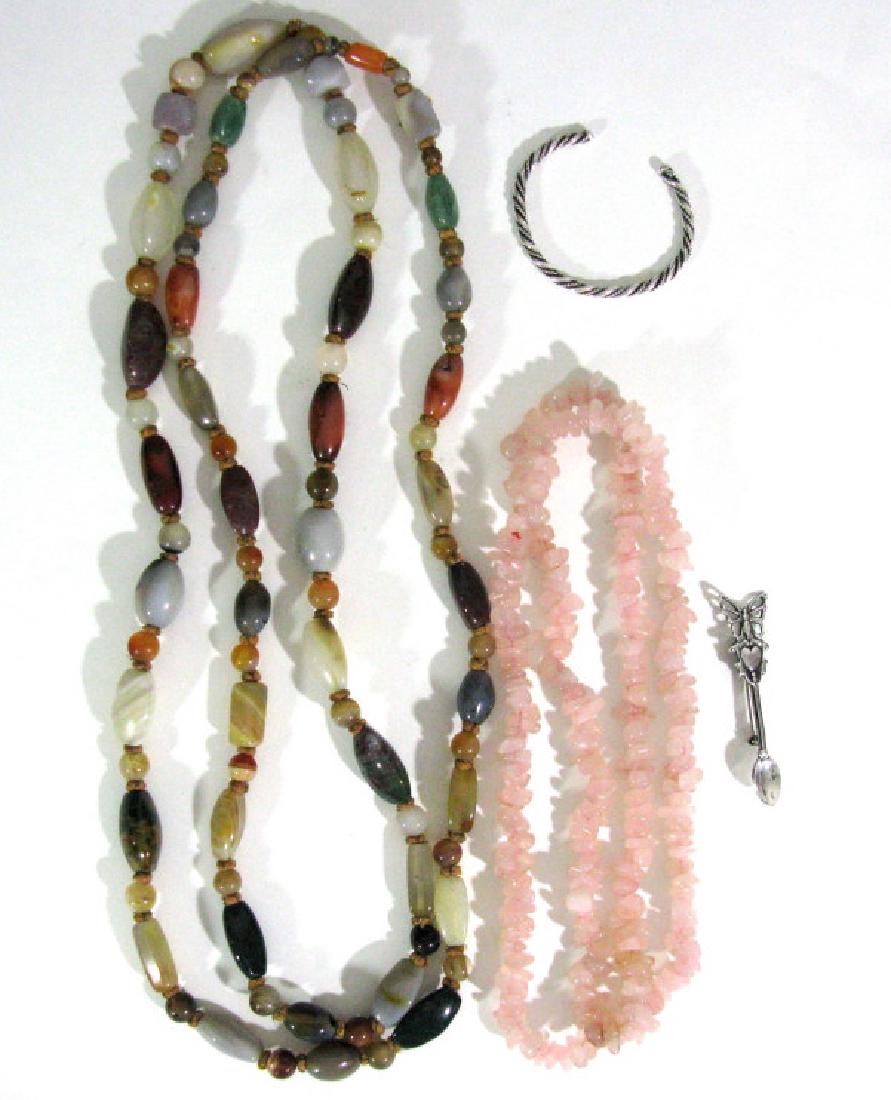 SEMI-PRECIOUS STONE NECKLACES & STERLING JEWELRY (1 of 7)