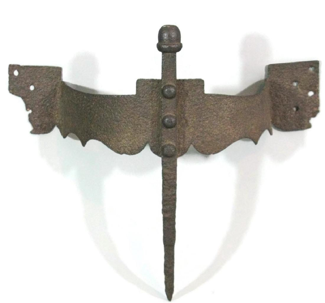 ANTIQUE CAST IRON ARCHITECTURAL BOOT SCRAPE (1 of 5)