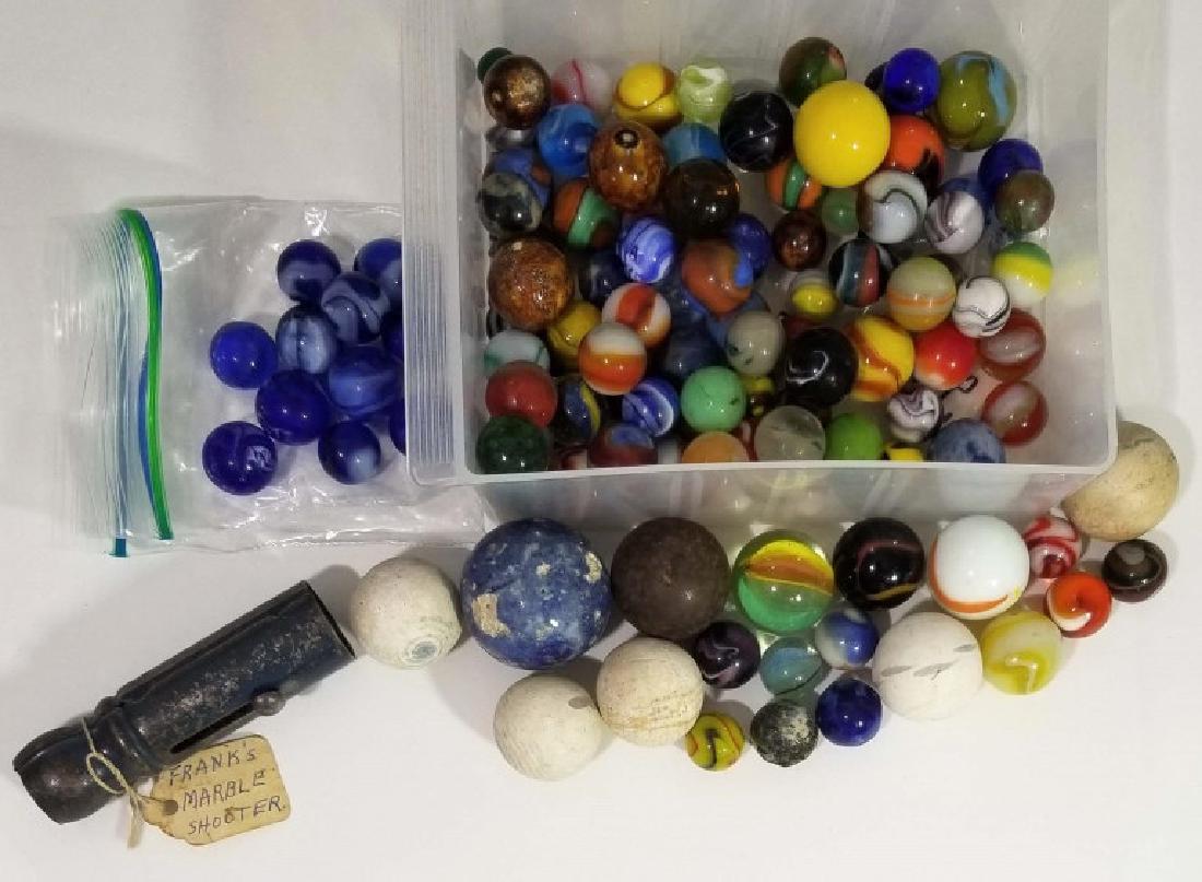 GLASS MARBLE COLLECTION WITH SHOOTER (1 of 4)