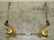 PAIR OF 19TH C BRASS ANDIRONS WITH URN FINIALS - 2