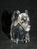 SWAROVSKI CRYSTAL ELEPHANT W/ METAL TAIL & BOX - 3