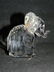 SWAROVSKI CRYSTAL ELEPHANT W/ METAL TAIL & BOX - 4