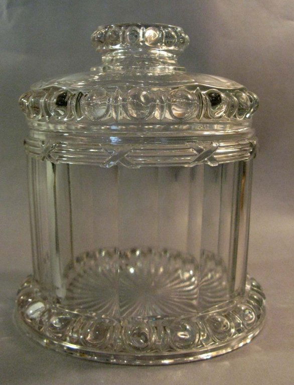 EAPG IMPERIAL TOBACCO GLASS ADVERTISING HUMIDOR (1 of 5)