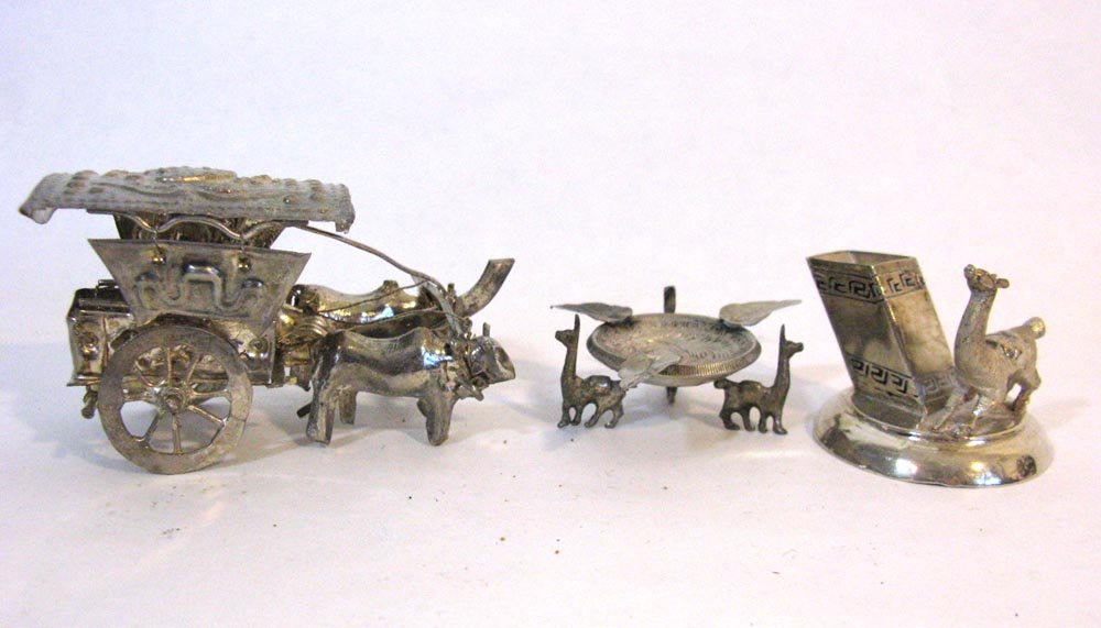 3 SOUTH AMERICAN & CHINESE STERLING ITEMS (1 of 5)