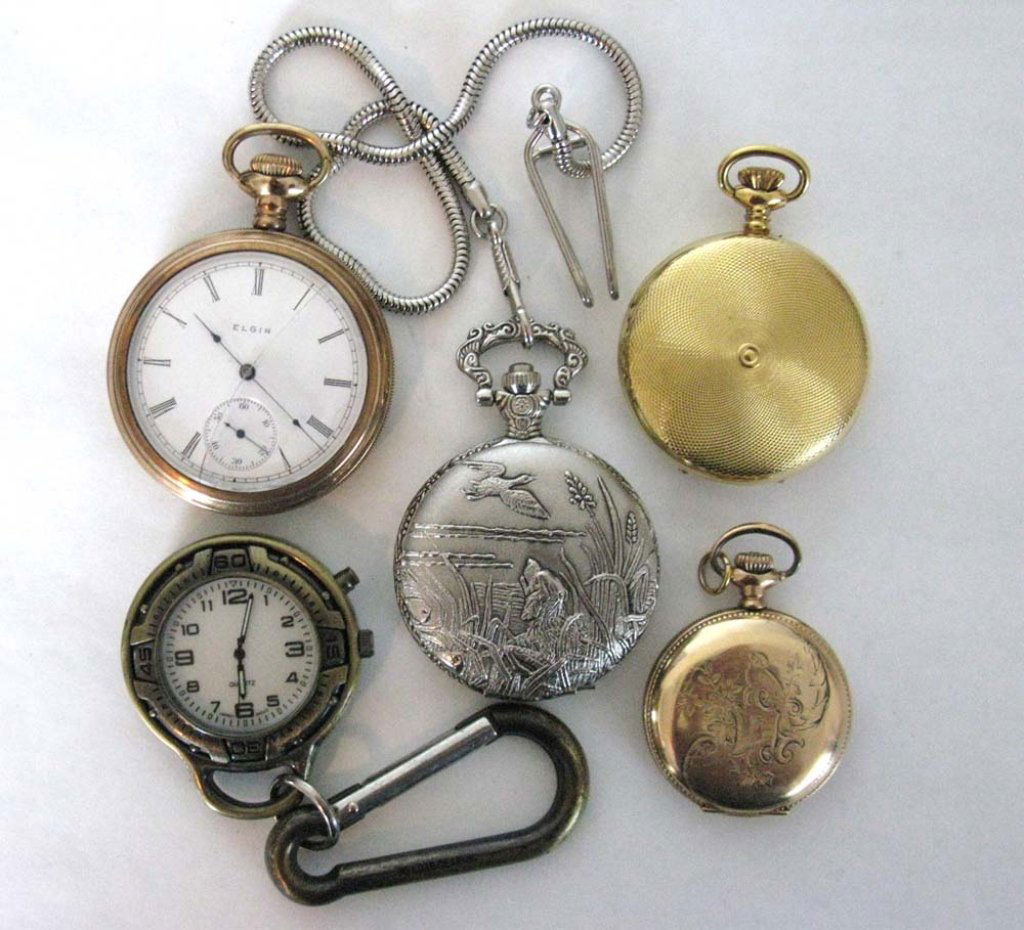 COLLECTION OF FIVE POCKETWATCHES (1 of 5)