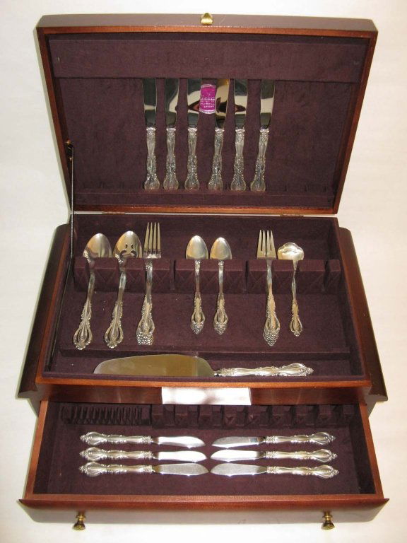 STERLING SILVER FLATWARE GRANDE REGENCY 1365g (1 of 7)