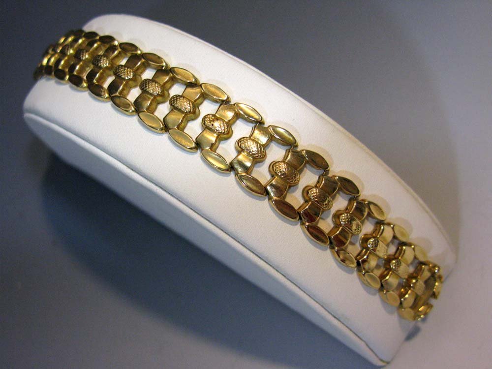 CUSTOM 18K ROSE GOLD LINK BRACELET (1 of 5)