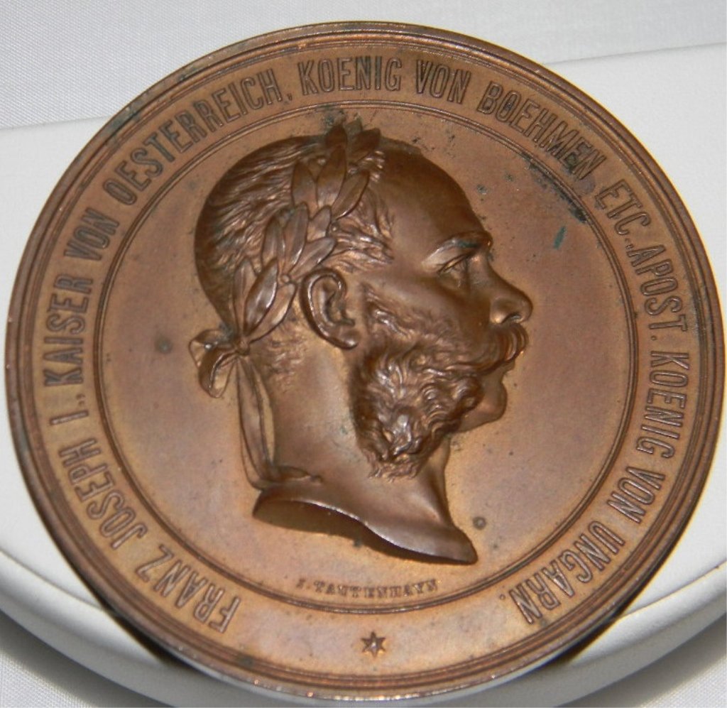 AUSTRIAN BRONZE MEDAL BY TAUTENHAYN OF JOSEPH I (1 of 5)